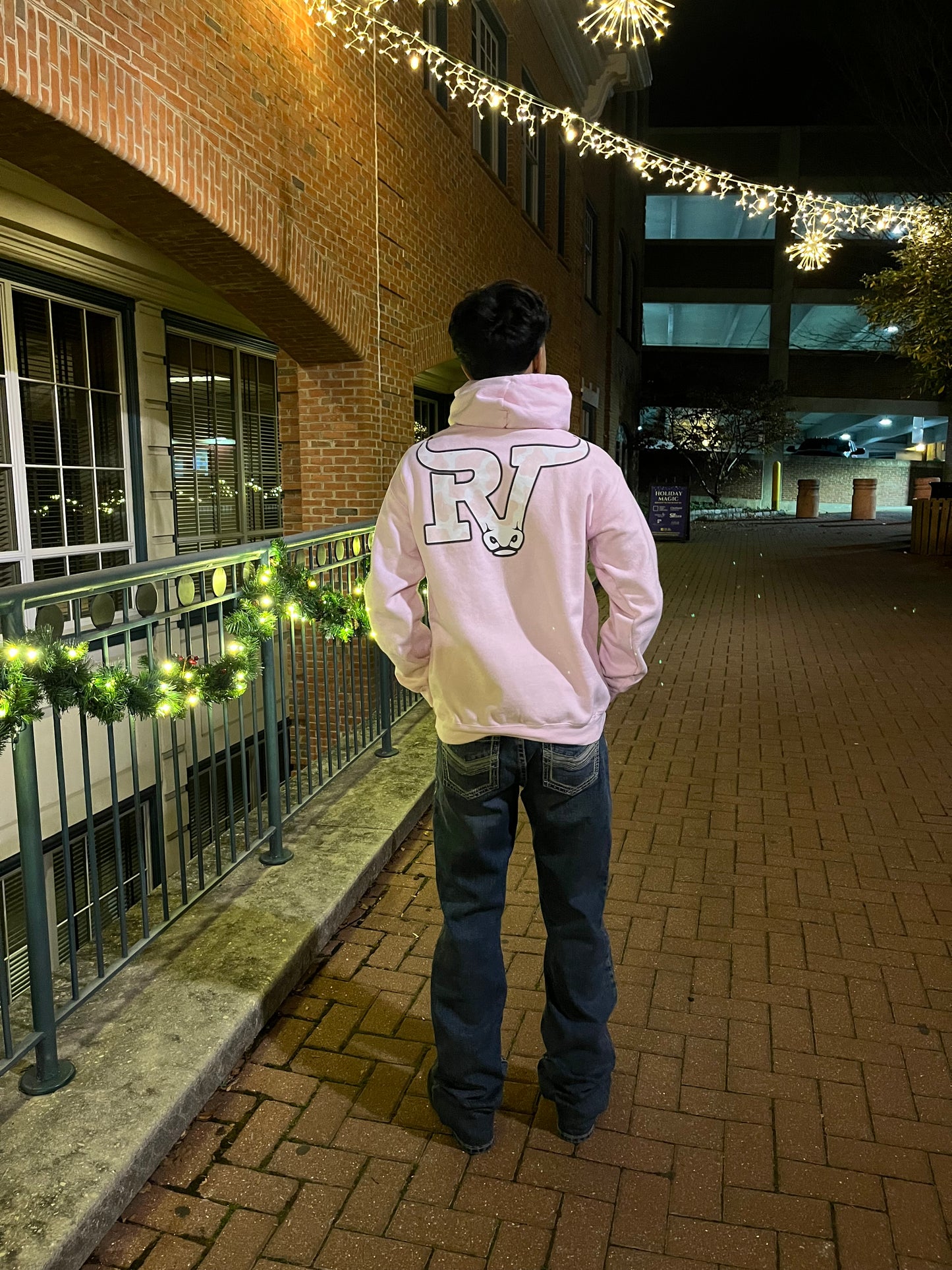 Raza Vaquera Pink hoodie