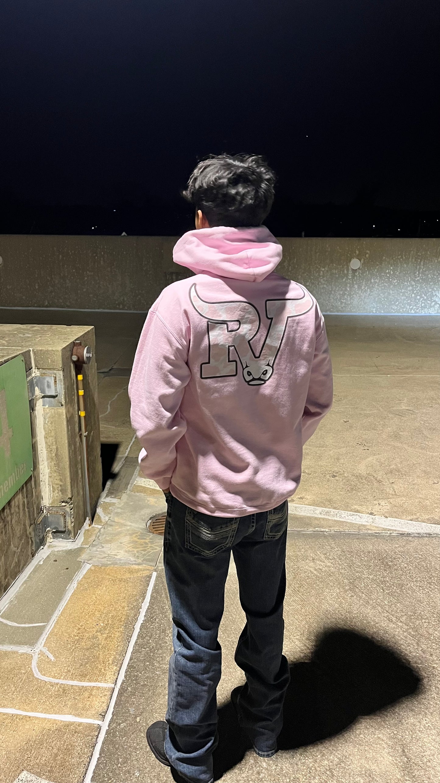 Raza Vaquera Pink hoodie