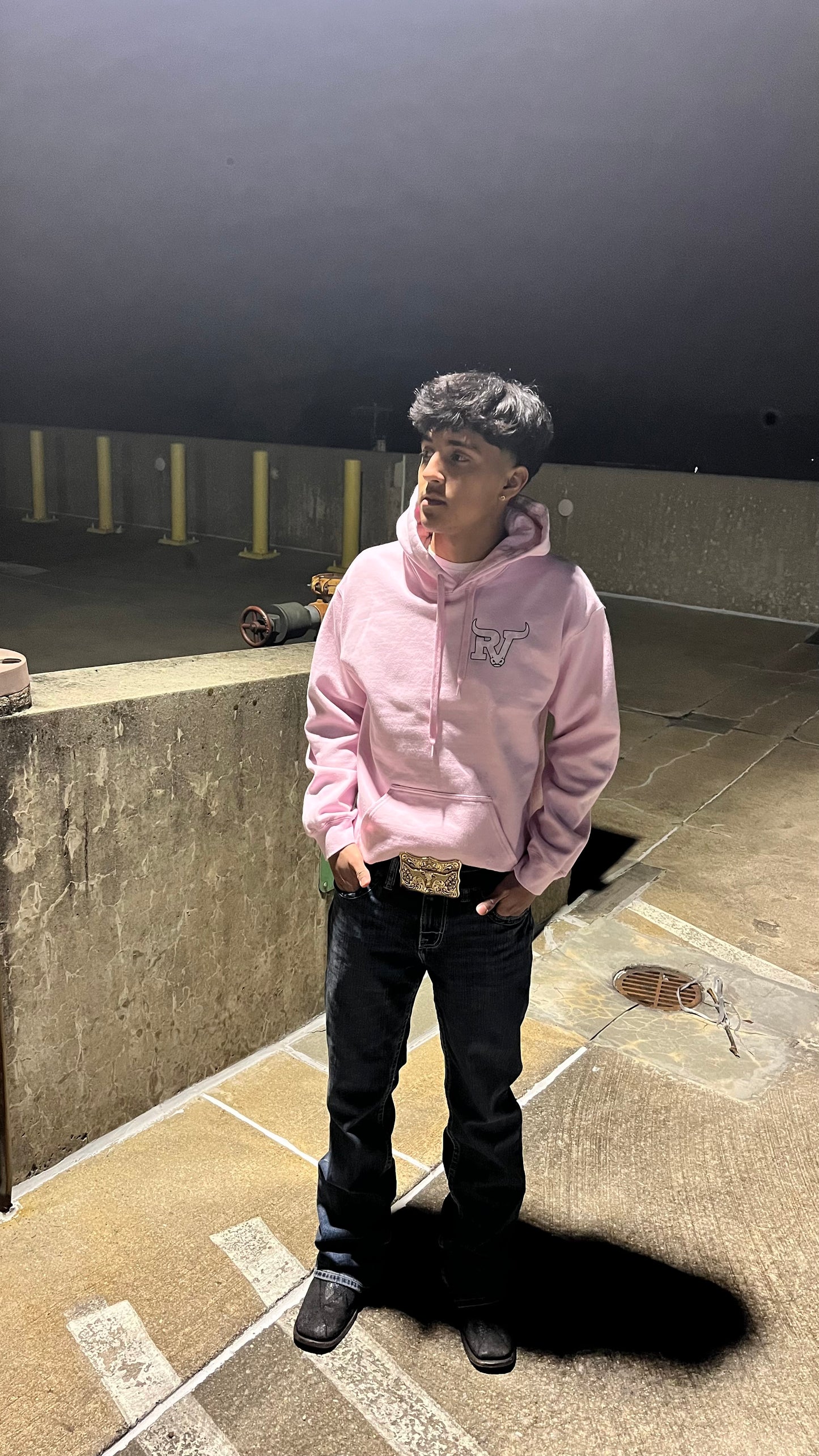 Raza Vaquera Pink hoodie